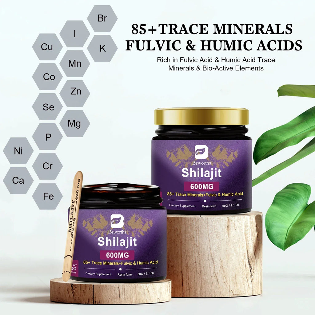 Himalayan Shilajit Resin Paste - 2 Bottles, 60g Each