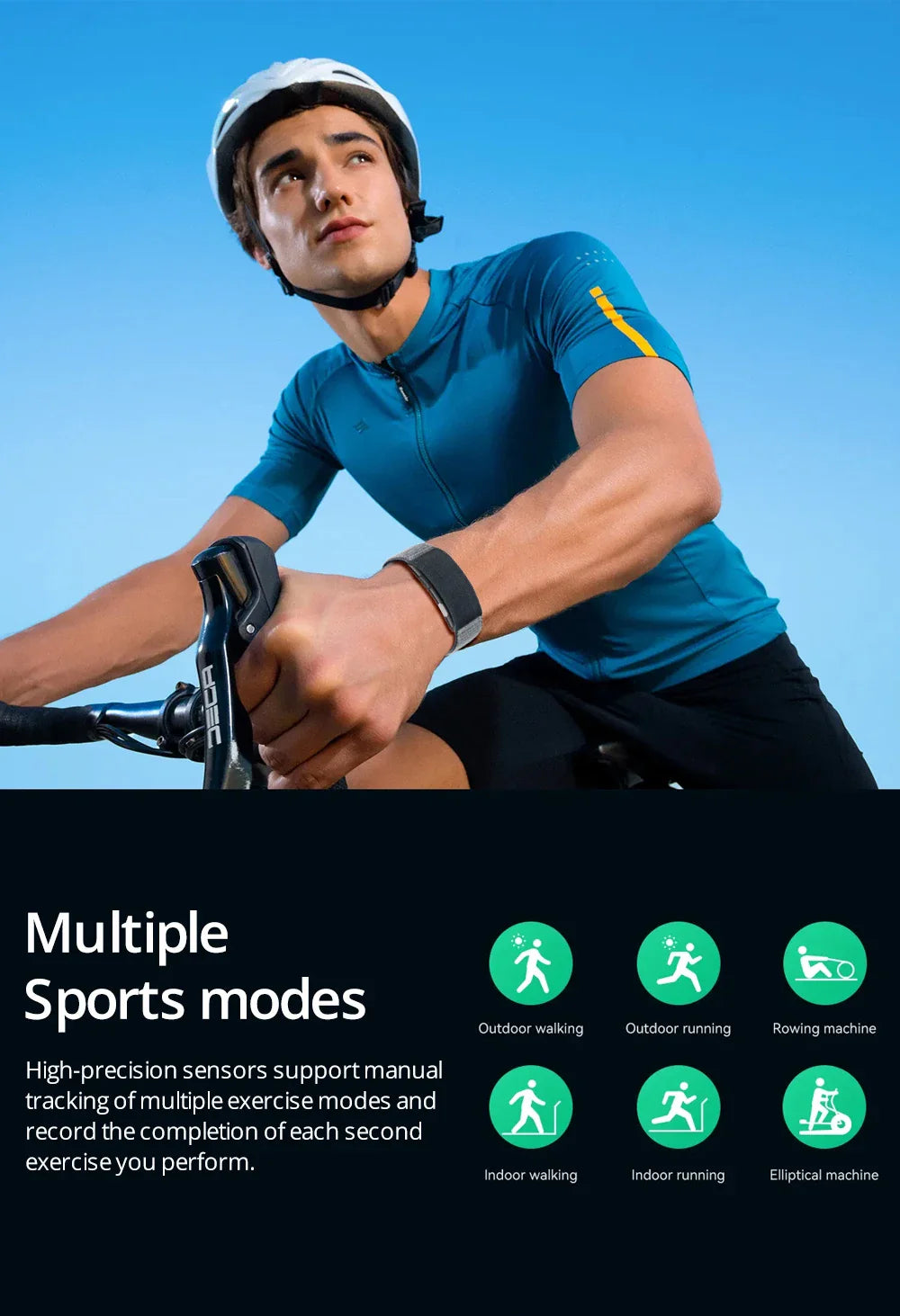 VALDUS VITRO ECG Smart Bracelet Waterproof Fitness Tracker