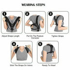 Back Posture Correction Belt Unisex Breathable Support