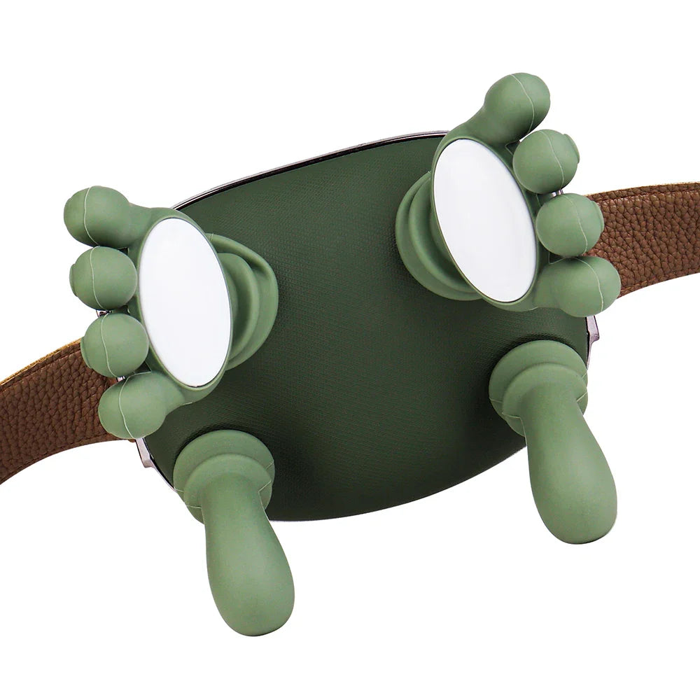4D Neck and Shoulder Massager with PU Leather