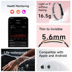 Smart Fitness Sports Band with Steel Strap and Heart Rate Monitor