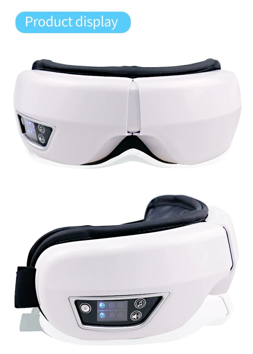 Smart Eye Massager with Bluetooth Music and Air Compression