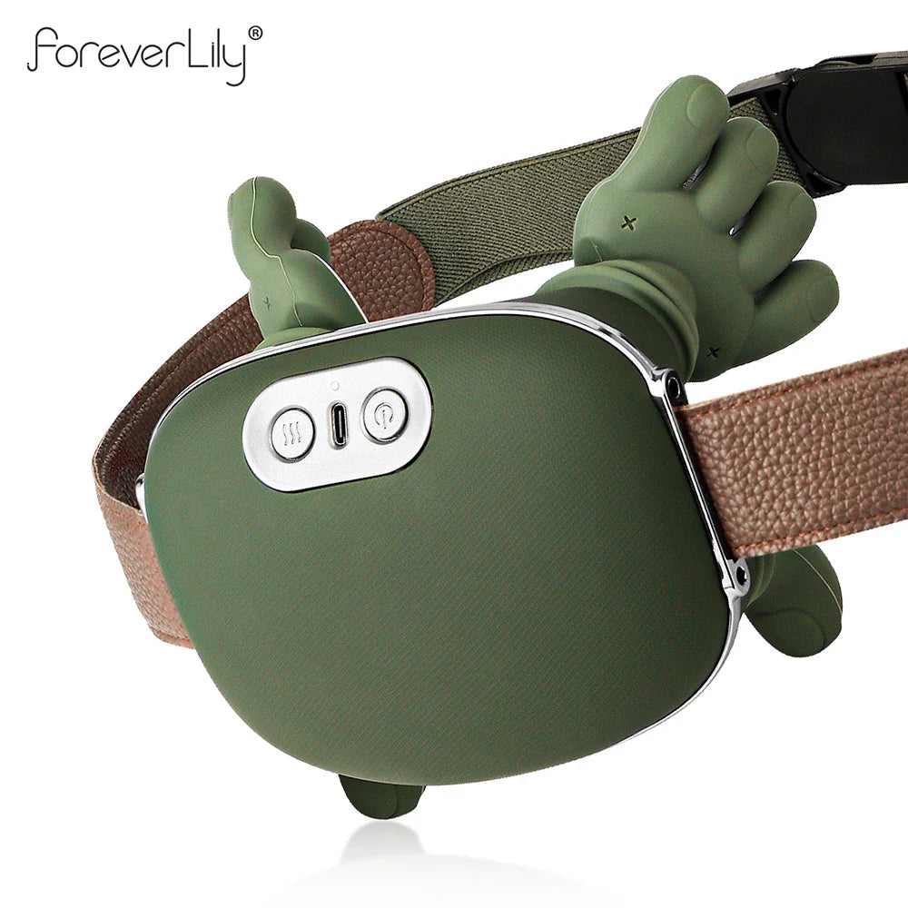 4D Neck and Shoulder Massager with PU Leather
