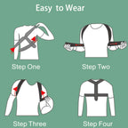 Adjustable Cotton Neoprene Back Posture Corrector Belt