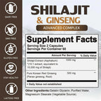 Shilajit Extract Capsules for Energy and Performance